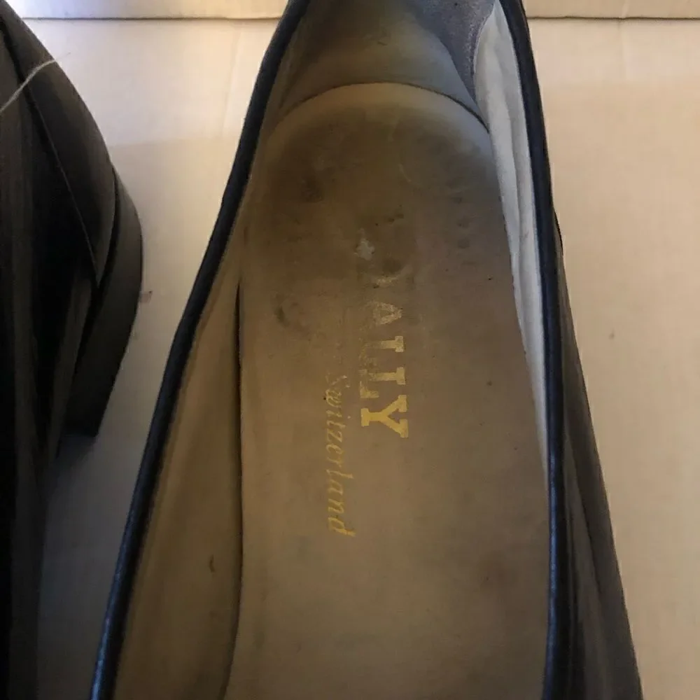 Bally Leather Slip On Dress Shoe